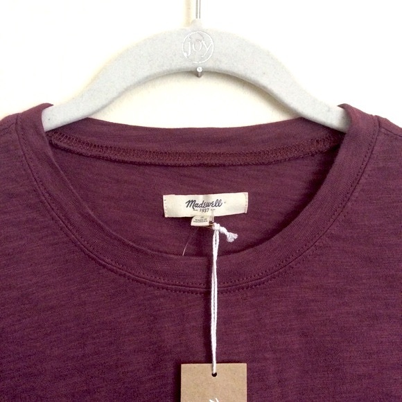 NWT Madewell Garment-Dyed Relaxed Fit Top Sz S - Picture 3 of 10